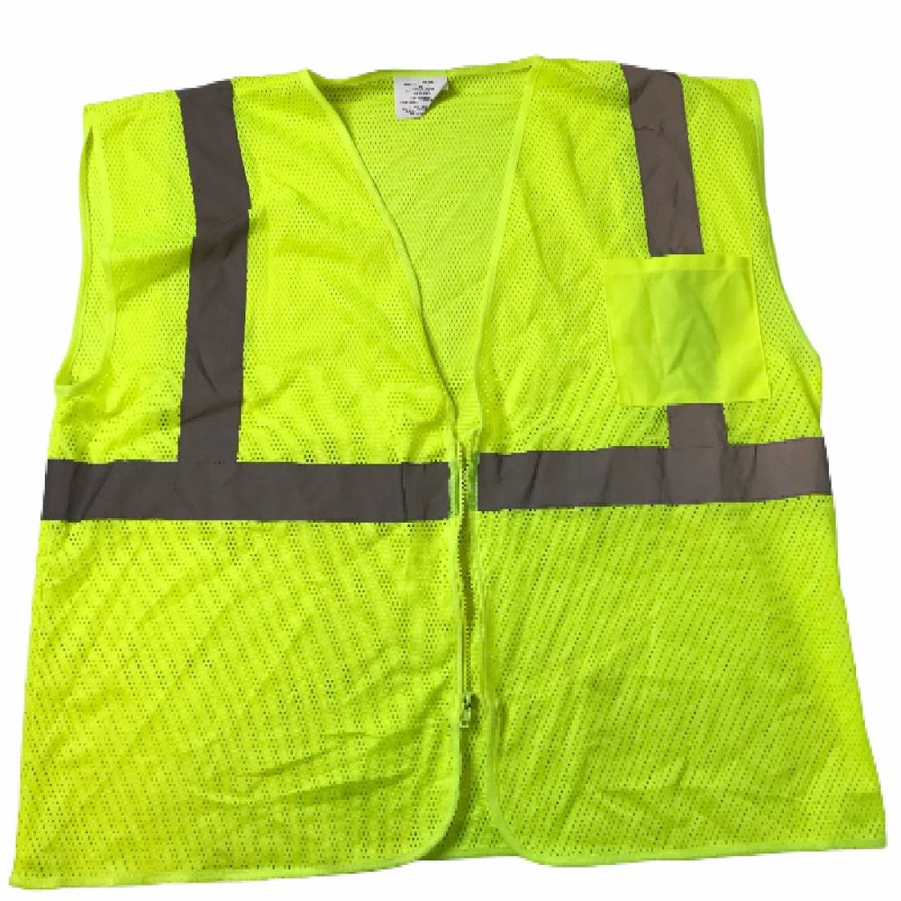 Hi Vis 3M Visibility Safety Reflective Vest Yellow